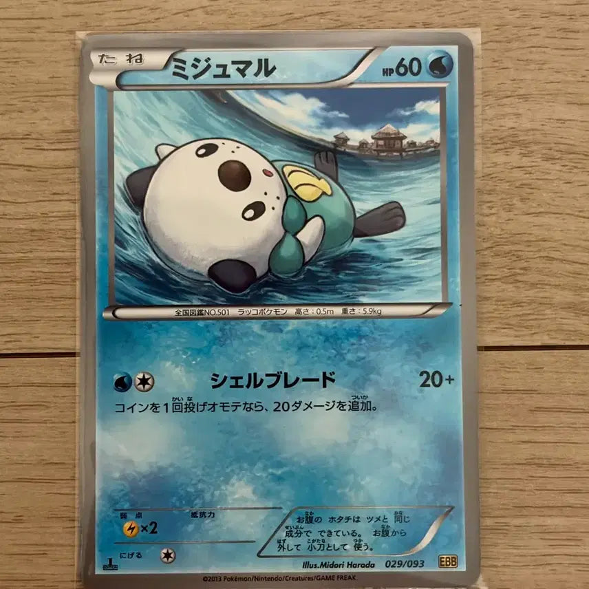 [BUNJANG] Pokemon Card Turtwig 2013 EBB Japanese / 포켓몬카드 수댕이 일판 2013 EBB