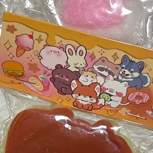 [BUNJANG] 5-Piece "Mellangyi" Castella Squishy Jelly Pudding Set / 일괄 말랑이 촉촉 카스텔라 스퀴시 빵 젤리 푸딩 세트