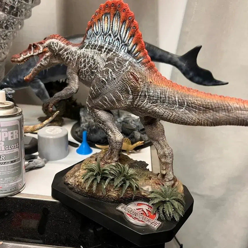 [BUNJANG] Man Long Dang Spinosaurus Jurassic Park 3 Repainted Figure / 만롱당 스피노사우루스 쥬라기공원3 리페인트작 작가도색작