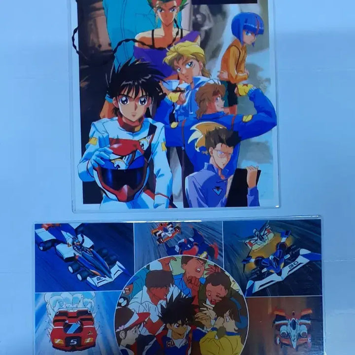 [BUNJANG] New Century GPX Cyber Formula Book Stand Set (8 Types) / 90년대 문구점에서 팔았던 신세기 GPX 사이버포뮬러 책받침 8종 팝니다