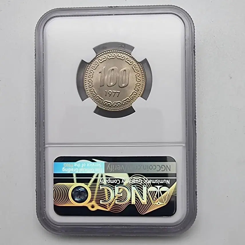 [BUNJANG] 1977 100 Won Coin NGC MS65 Graded / 1977년100주화 ngc ms65등급