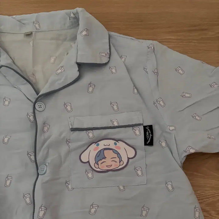 [BUNJANG] SPAO NCT Jeno Pajama Short Sleeve Sleepwear / [M]스파오 nct 제노 파자마 스파오 반팔잠옷 nct 잠옷 제노굿즈