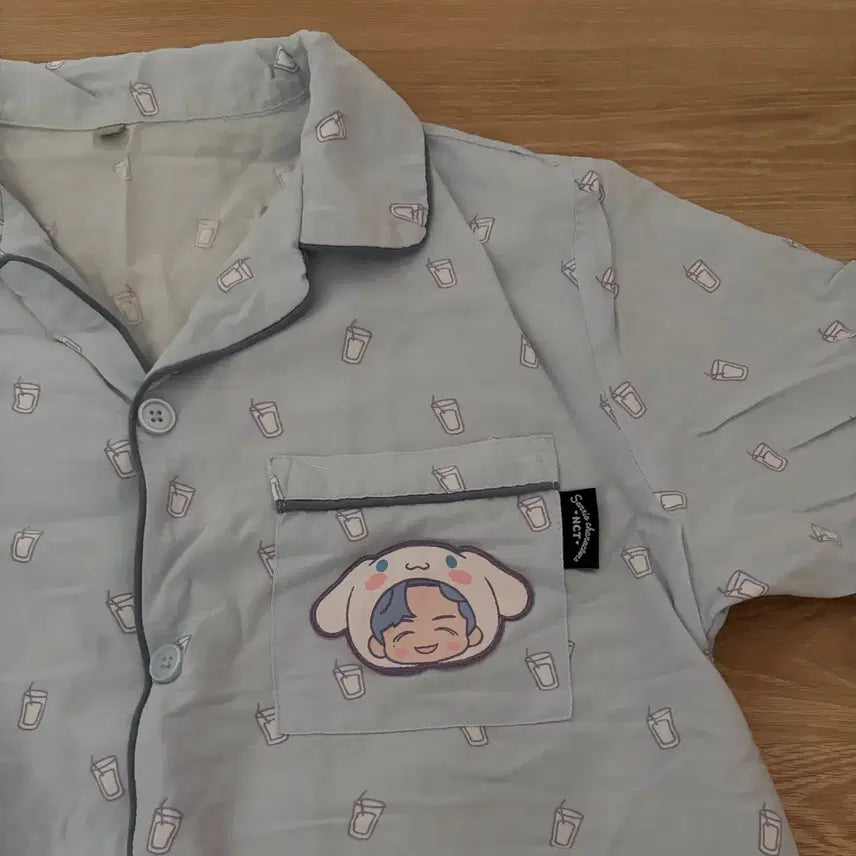 [BUNJANG] SPAO NCT Jeno Pajama Short Sleeve Sleepwear / [M]스파오 nct 제노 파자마 스파오 반팔잠옷 nct 잠옷 제노굿즈