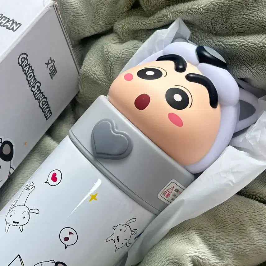 [BUNJANG] Crayon Shin-chan Polar Bear Costume Tumbler 350ml / 크레용신짱 짱구 북극곰 코스튬 텀블러 350m