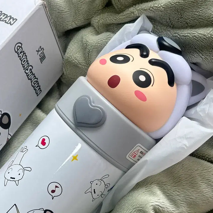 [BUNJANG] Crayon Shin-chan Polar Bear Costume Tumbler 350ml / 크레용신짱 짱구 북극곰 코스튬 텀블러 350m
