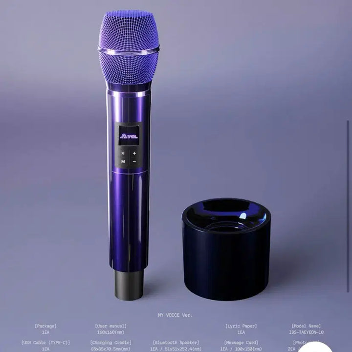 [BUNJANG] Taeyeon 10th Anniversary Limited Bluetooth Microphone Goods Album / 태연 10주년 한정 마이크 굿즈 앨범