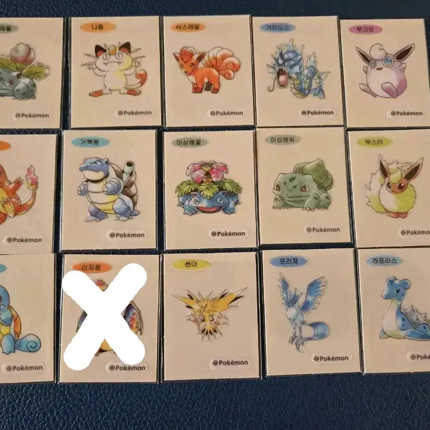 [BUNJANG] Pokemon Artwork Tteobud Seal Collection / 포켓몬 아트워크 띠부씰 판매
