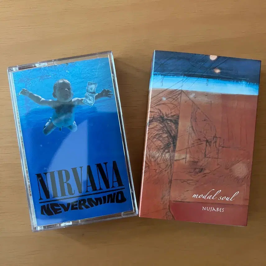 [BUNJANG] Nirvana Nevermind Modal Soul Cassette Set / 너바나 - NeverMind, 누바제스 - Modal soul 카세트 판