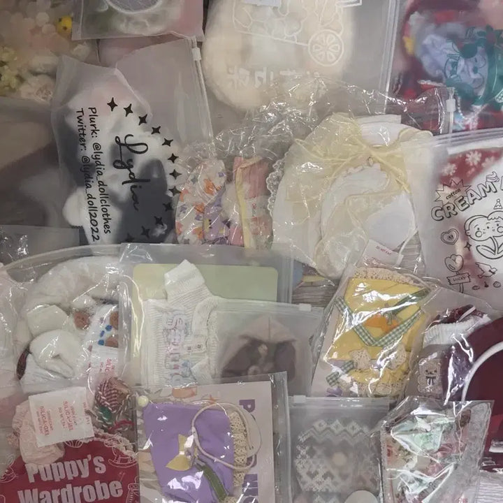 [BUNJANG] 10-20cm Plush Doll Clothes Bundle Set / 10~20cm 솜인형 옷 여러개 정리합니다