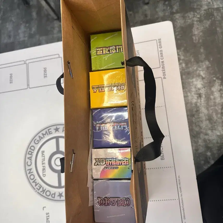 [BUNJANG] Pokemon Card Boxes Bundle Set / 테라스탈 외 4박스(용산 오픈런)