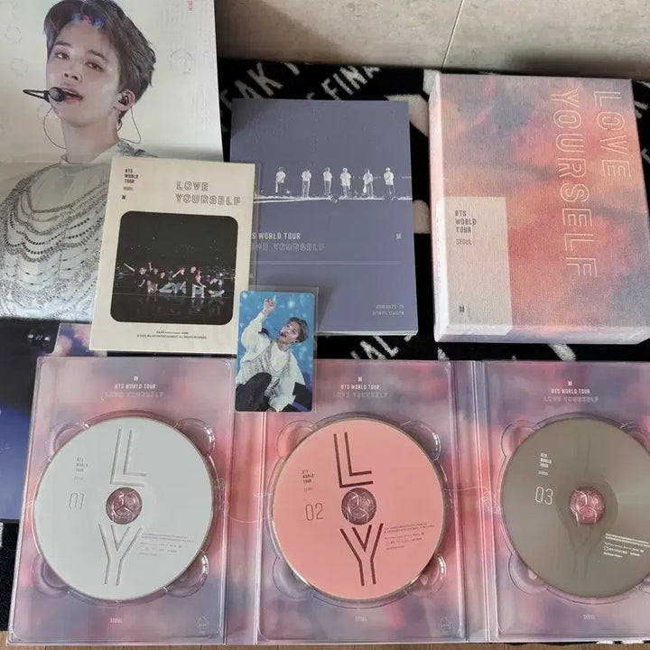 [BUNJANG] BTS LOVE YOURSELF Seoul DVD Jimin Photocard Full Set / 방탄소년단 서울dvd (지민 포카) 풀셋