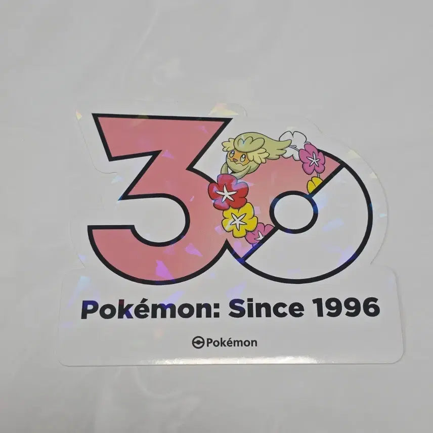 [BUNJANG] Pokemon 30th Anniversary Sticker Q-Ring / 포켓몬 30주년 스티커 큐아링