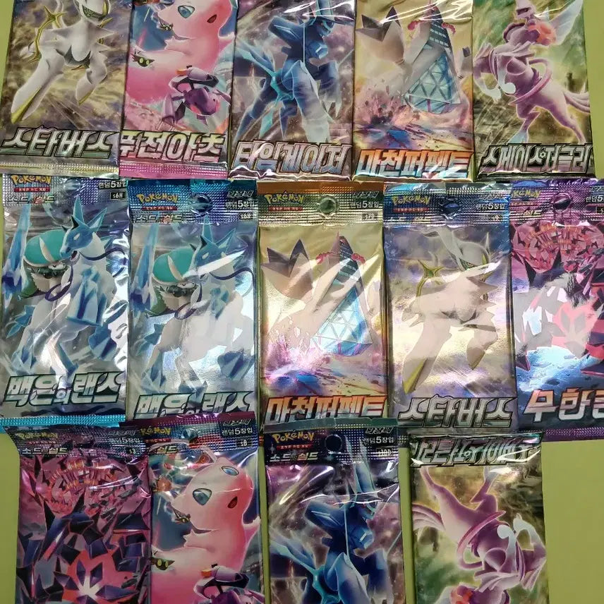 [SOLD OUT] 포켓몬스터 카드 14봉 일체