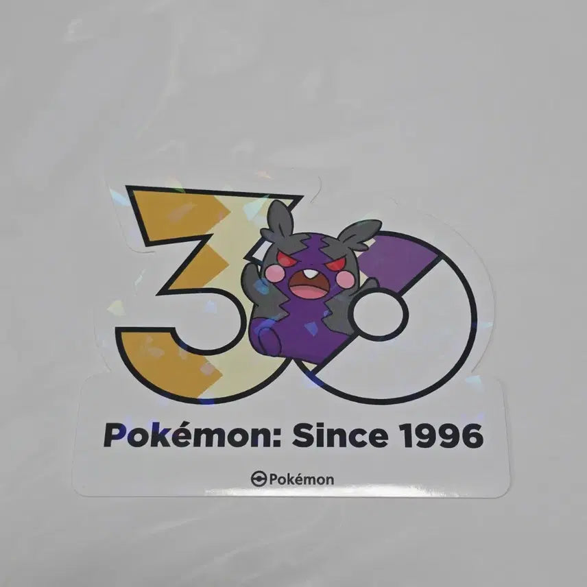 [BUNJANG] Pokemon 30th Anniversary Sticker Hungry Morpeko / 포켓몬 30주년 스티커 배고픈 모르페코