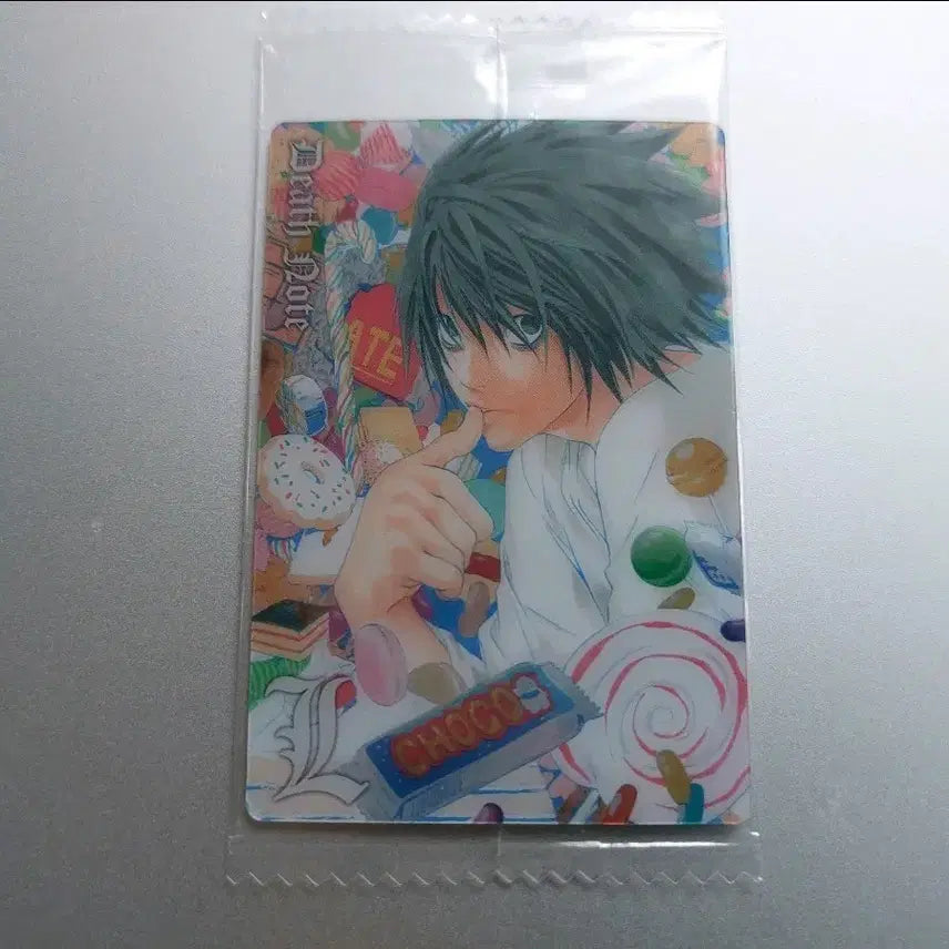 [BUNJANG] Death Note L Illustration Card Sweets Ver. / 데스노트 L 일러스트 카드 스위츠 엘