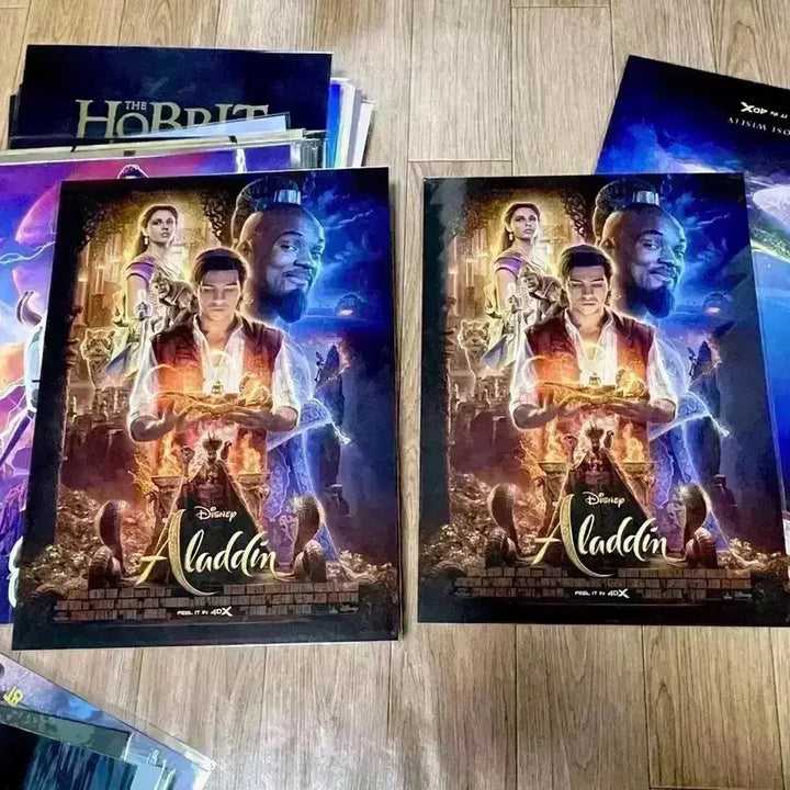[BUNJANG] Aladdin 4DX Re-release Hologram Special Poster / 알라딘 4DX A3포스터 재개봉 홀로그램 특전 씨네Q 디즈니영화