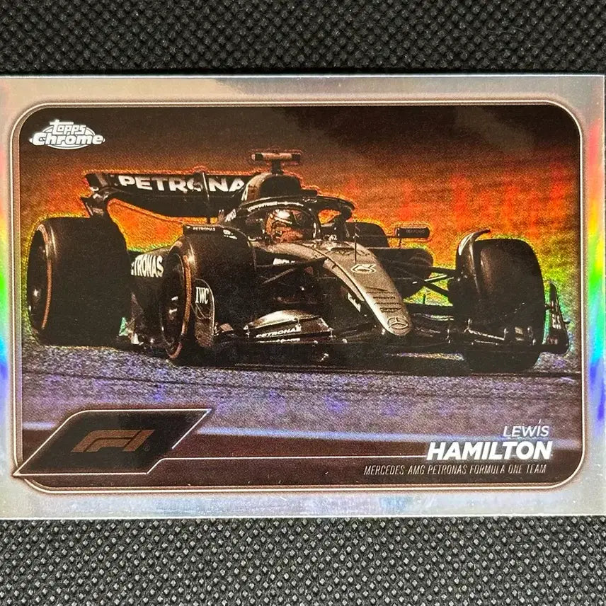 [BUNJANG] 2024 Topps Chrome Lewis Hamilton F1 Trading Card / 2024 F1 탑스 크롬 루이스 해밀턴 카드