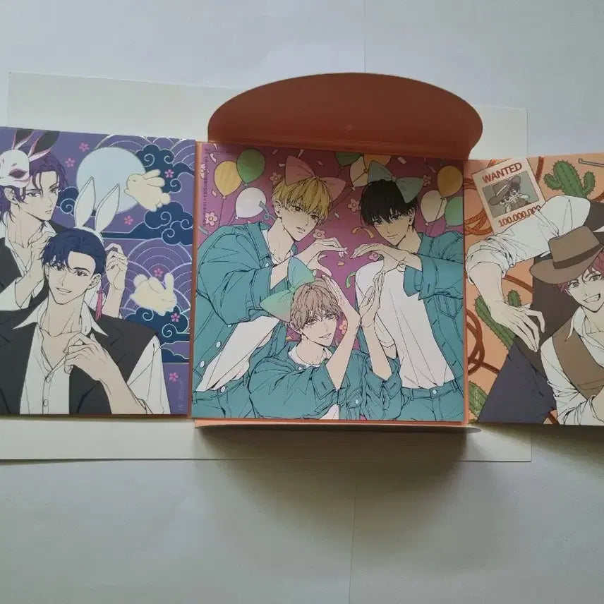 [BUNJANG] Demutj Korean Webtoon Taiwan Special Edition Vol. 3 &amp; 4 Color Art Set + Clear Poster / 데못죽 대만 특장판 3, 4 색지 + 클리어 포스터
