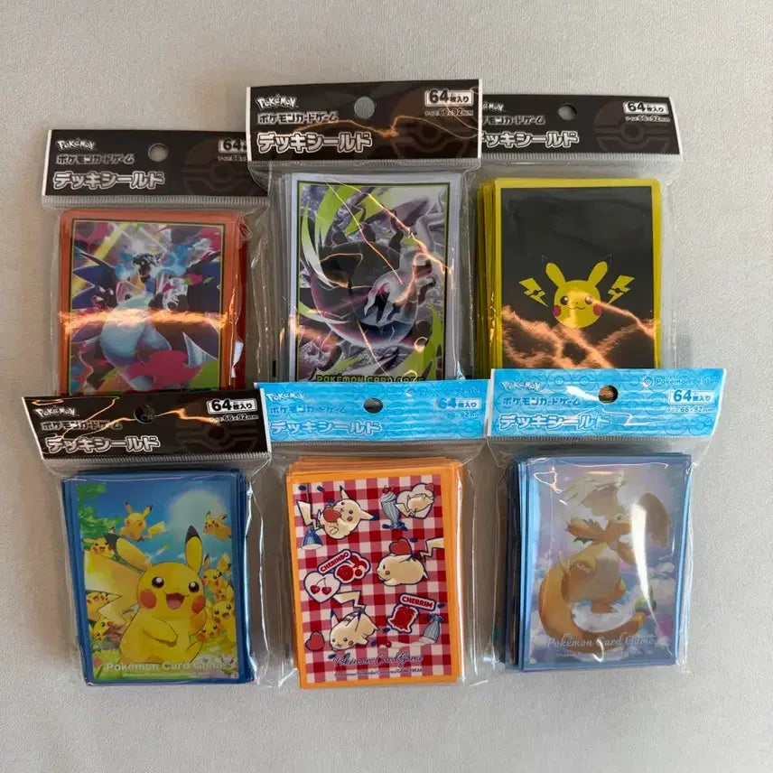 [BUNJANG] Pokemon Card Sleeves Pikachu Inferno Ninja Spinner Abyss Eye / 포켓몬카드 슬리브 피카츄 인페르노 닌자스피너 어비스아이
