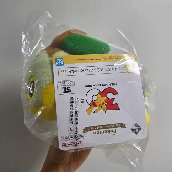 [BUNJANG] Pokemon 30th Anniversary F-Prize Torterra Plush / 포켓몬 30주년 기념 모부기 쿠지(F상)