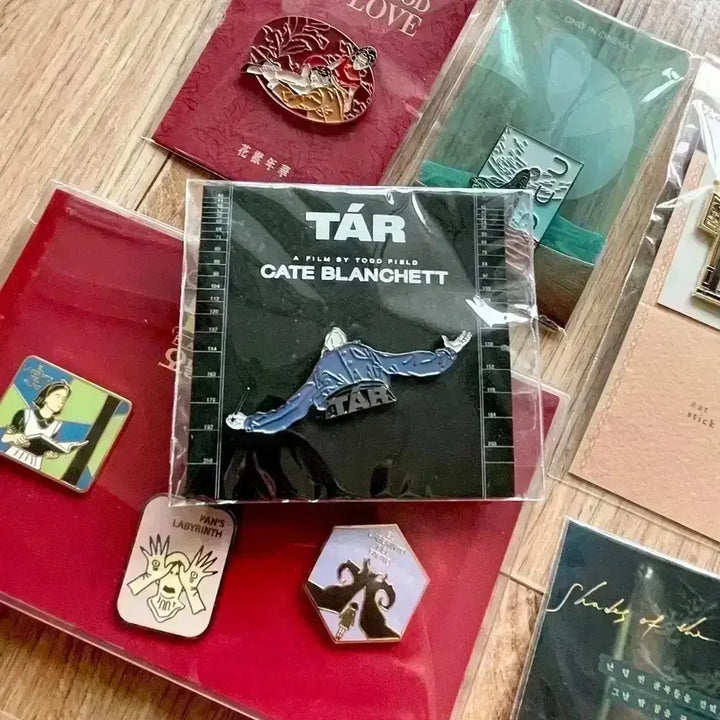 [BUNJANG] Tár Artist Badge Carol Cate Blanchett Movie Poster Postcard / 타르 아티스트 뱃지 아카데미 기획전 엽서 캐롤 케이트블란쳇 영화 포스터