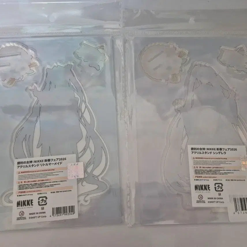 [SOLD OUT] 신년 니케 신데렐라, 세이렌 아크릴 스탠드 일괄 미개봉