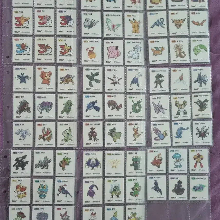 [BUNJANG] Pokemon Season 5 Sticker Collection Complete Set / 포켓몬 시즌5 띠부씰 전종