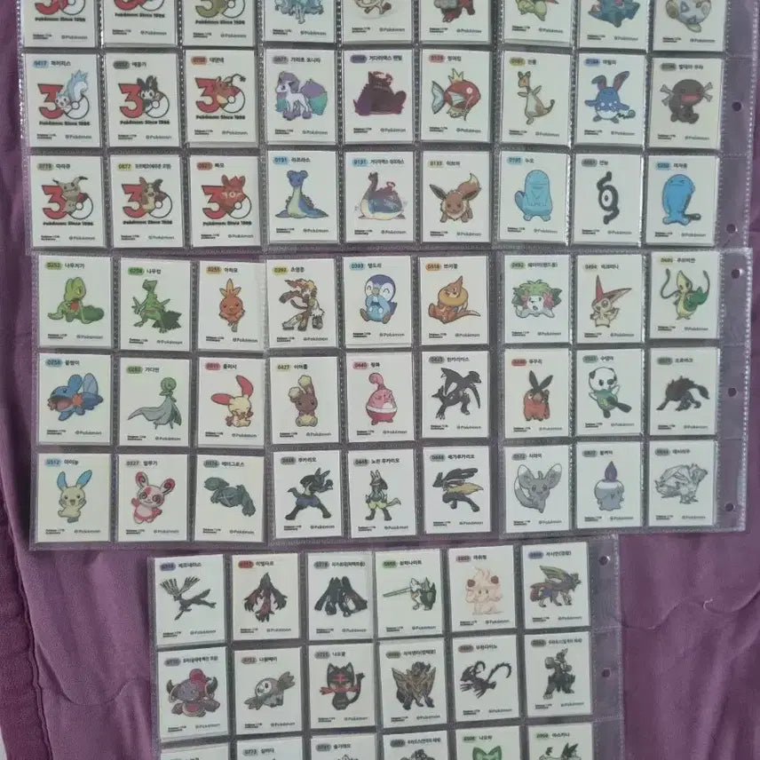 [BUNJANG] Pokemon Season 5 Sticker Collection Complete Set / 포켓몬 시즌5 띠부씰 전종
