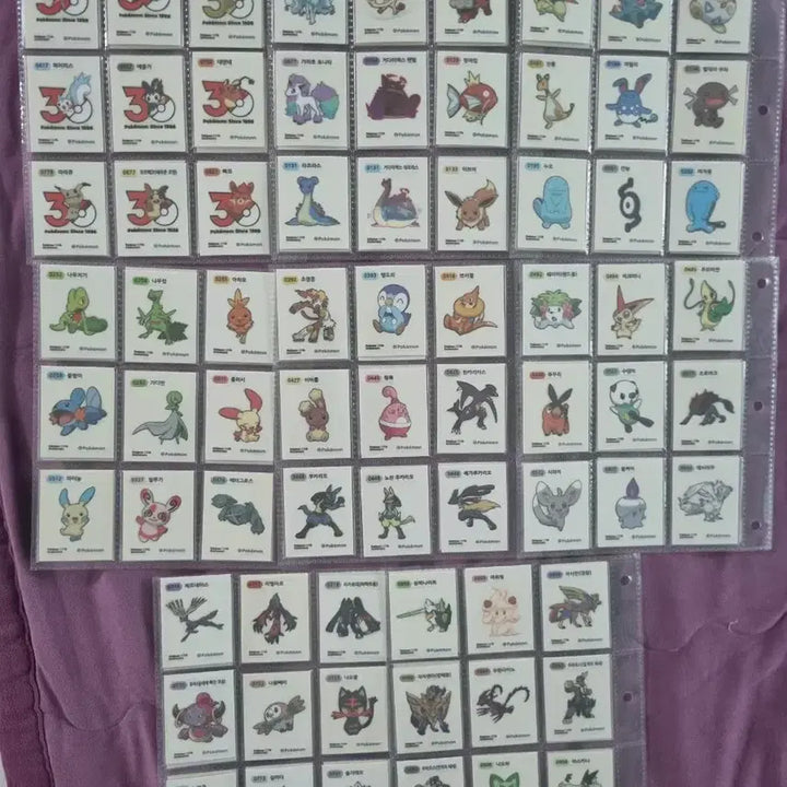[BUNJANG] Pokemon Season 5 Sticker Collection Complete Set / 포켓몬 시즌5 띠부씰 전종