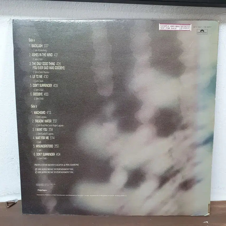 [BUNJANG] Joan Jett &amp; The Blackhearts Notorious LP 1992 / 조안 제트 앤 더 블랙하트 낫토리어스 LP 1992 성음