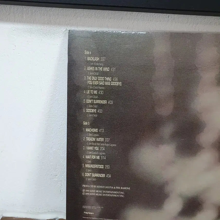 [BUNJANG] Joan Jett &amp; The Blackhearts Notorious LP 1992 / 조안 제트 앤 더 블랙하트 낫토리어스 LP 1992 성음