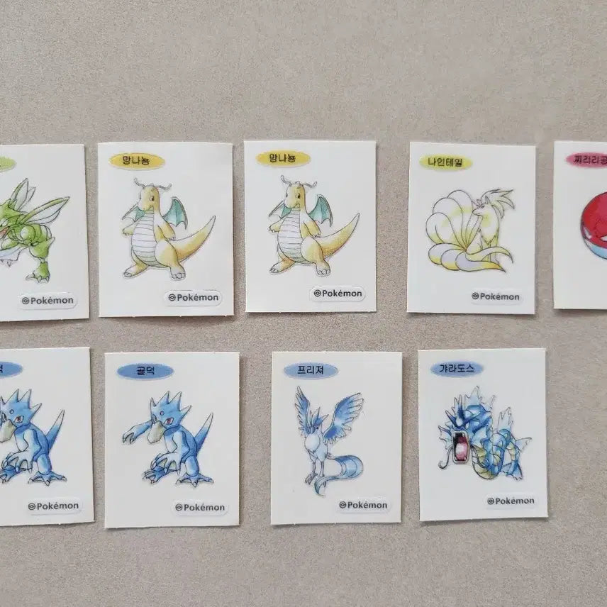 [BUNJANG] Pokemon 30th Anniversary Artwork Sticker Collection / 포켓몬 30주년 아트웍 띠부씰