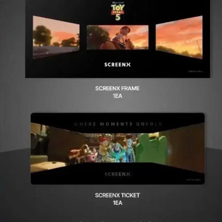 [BUNJANG] Toy Story ScreenX Extra Collection Ticket CGV Exclusive / 토이스토리 스크린엑스 엑스트라 컬렉션 티켓 CGV 특전