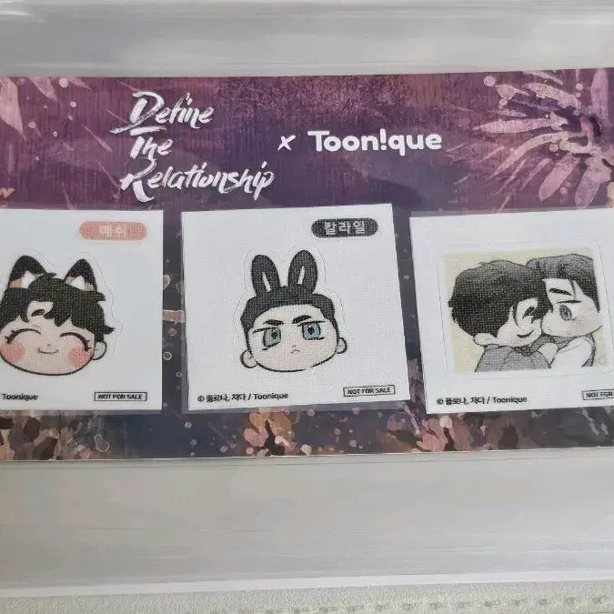 [BUNJANG] Toony C TTR DTR Sticker Set (3 Types) / 투니크 디티알 dtr 띠부 스티커 3종