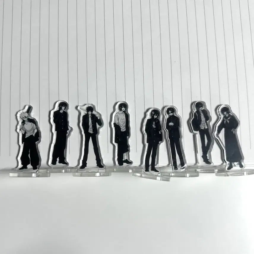 [BUNJANG] Gakuran Character Mini Acrylic Stand Bundle Set / 일괄) 가쿠란 캐릭터 애니 미니 아크릴 스탠드 미소년 오타쿠 소품 방꾸