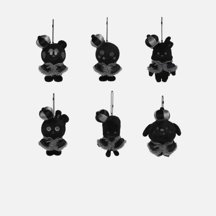 [BUNJANG] RIIZE Black RIIZIES Keychain Accessory Set / 라이즈 블랙 리라즈 키링 10cm 악세사리 세트 똘병 판매