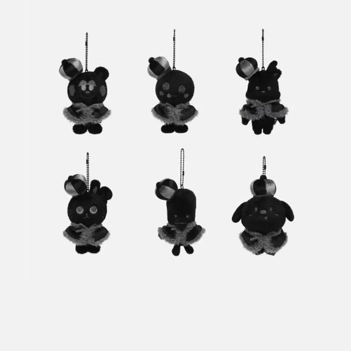 [BUNJANG] RIIZE Black RIIZIES 10cm Accessory Set Keyring / 라이즈 블랙 리라즈 키링 10cm 악세사리 세트 토냥덕 판매