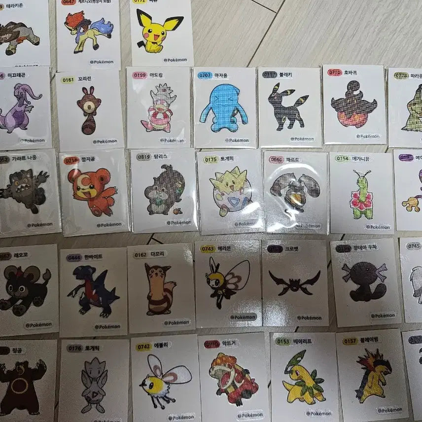[BUNJANG] Pokemon Sticker Set - Season 3 / 포켓몬 띠부씰 시즌3 판매 및 교환