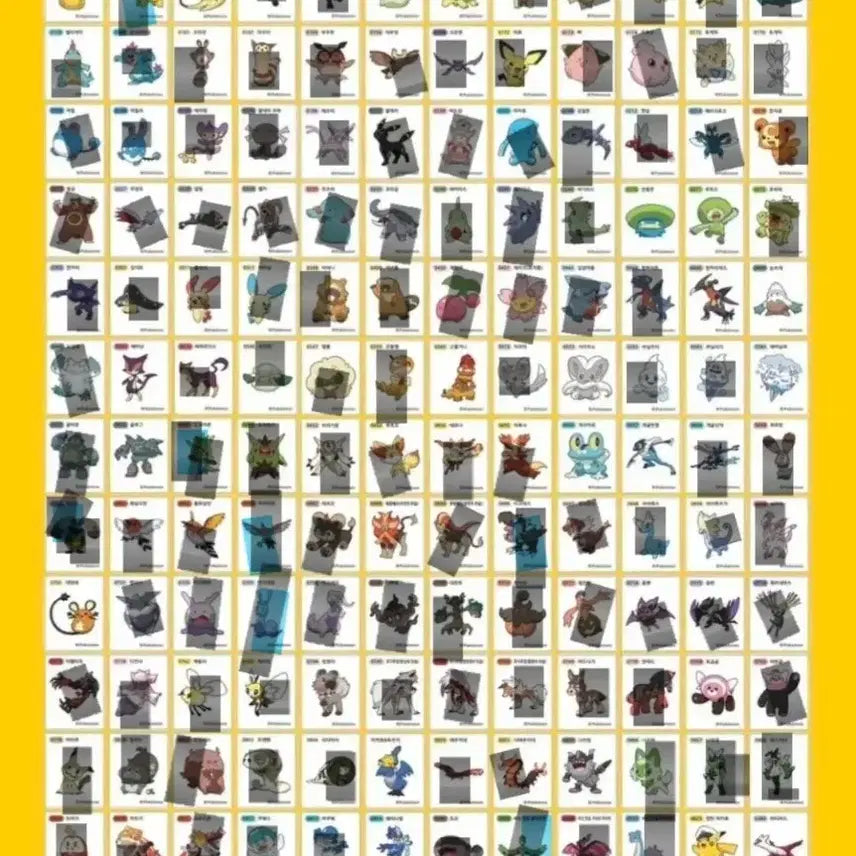 [BUNJANG] Pokemon Sticker Set - Season 3 / 포켓몬 띠부씰 시즌3 판매 및 교환