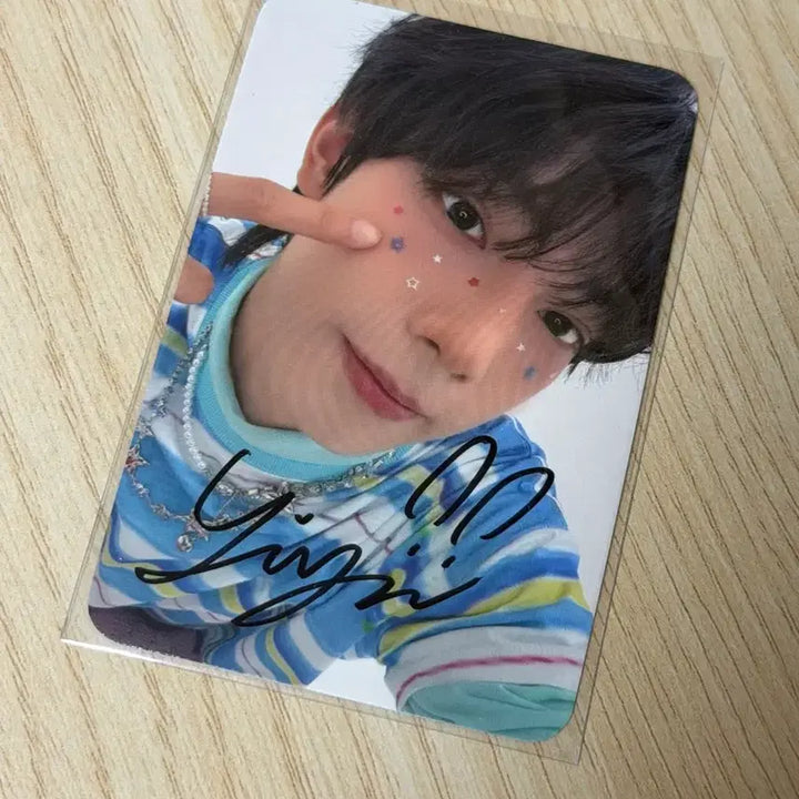 [BUNJANG] Choi Ripwoo Autographed Photocard / 최립우 싸인포카 포카 양도