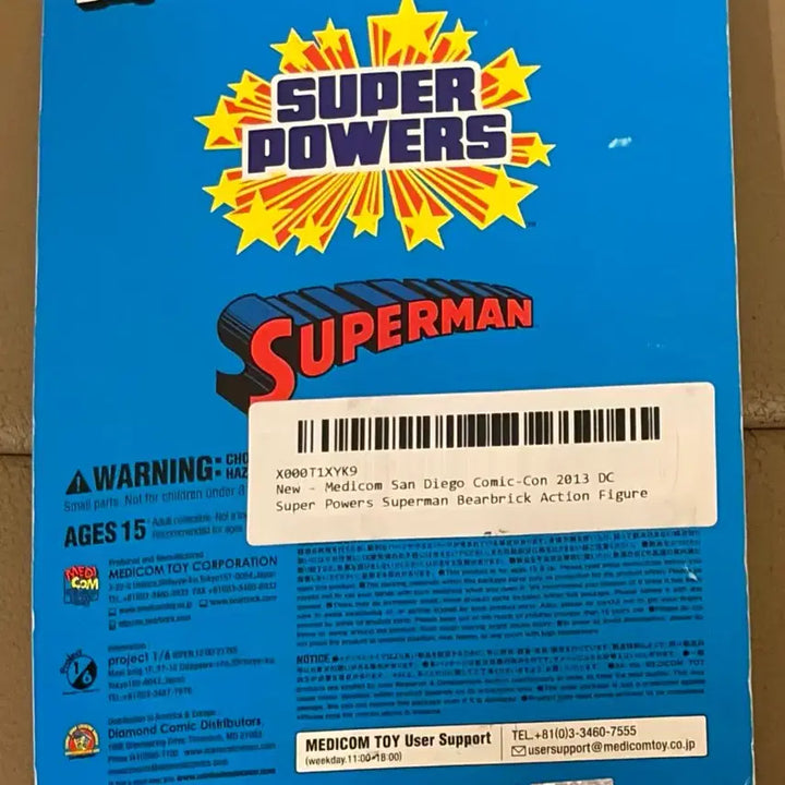 [BUNJANG] Medicom Toy Superman Bearbrick SDCC 2013 Limited Edition / 메디콤토이 슈퍼맨 베어브릭 SDCC 2013