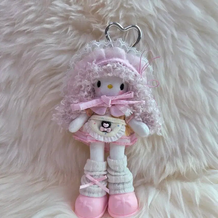 [BUNJANG] Long-Legged Kitty Custom Keychain Doll / 롱다리키티 커스텀 키링 인형