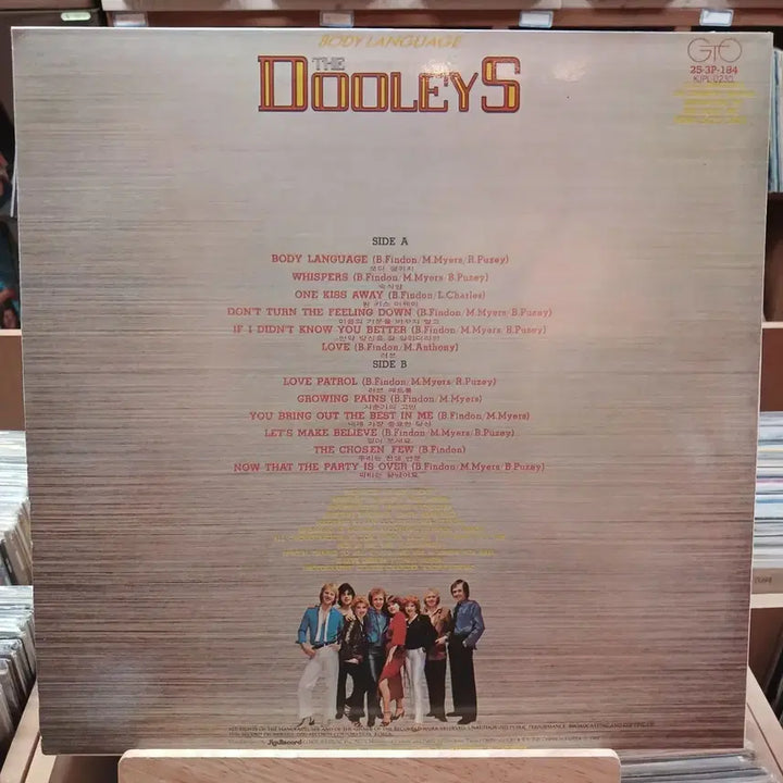 [BUNJANG] The Durys Body Language LP Vinyl Record / 추억의 댄스 그룹 민트 더 둘리스 바디 랭귀지 LP 할인