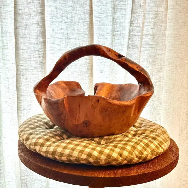 [BUNJANG] Burwood Solid Wood Carving Art Object / 벌우드 통원목 나무 조각품