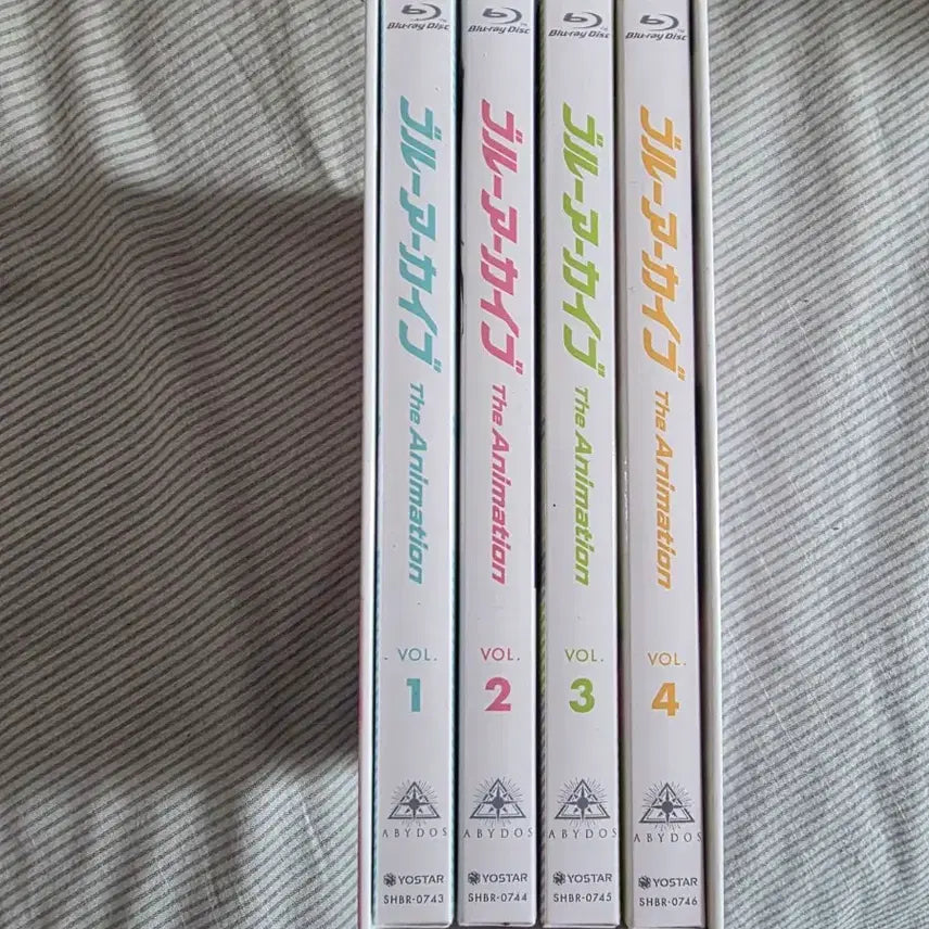 [BUNJANG] Blue Archive Blu-ray Vol. 1-4 Set / 블루아카이브 블루레이 1-4권 판매합니다.
