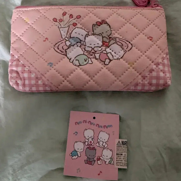 [BUNJANG] Sanrio Nyannyu Nyenyong Pencil Case Pouch / 산리오 냐니뉴녜뇽 필통 파우치