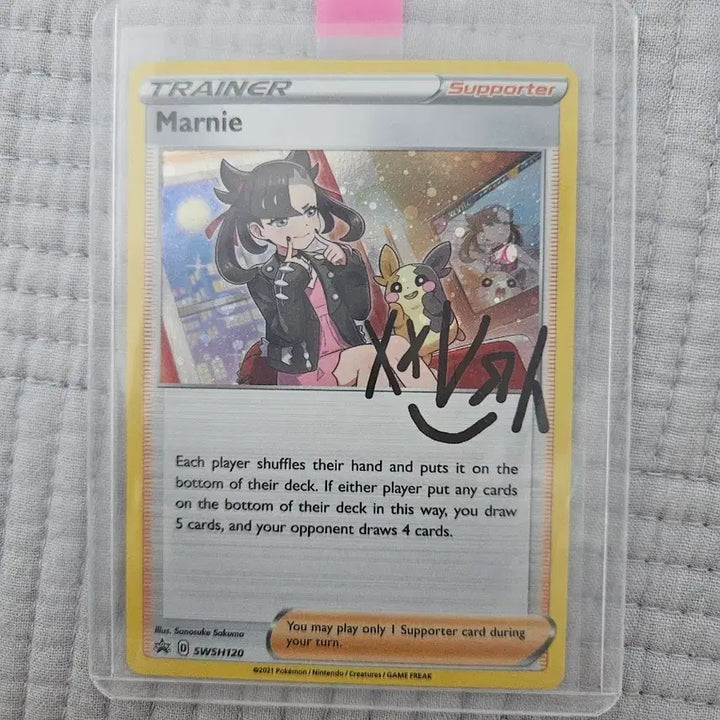 [BUNJANG] Pokemon Card Mari Signed Card / 포켓몬카드 마리 싸인카드