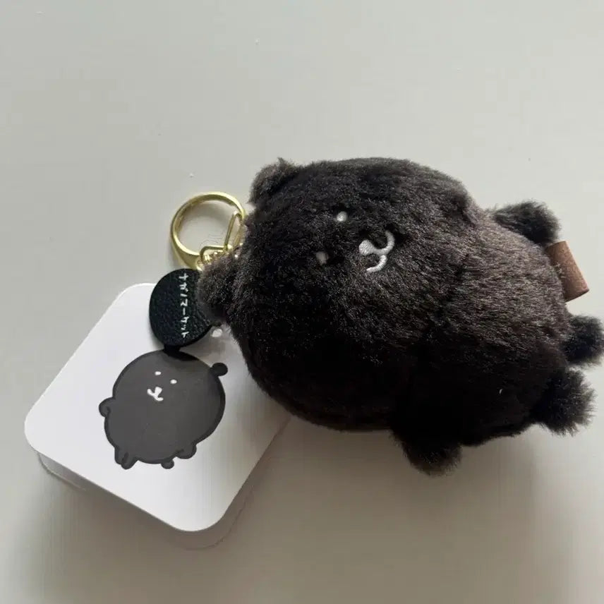 [BUNJANG] Nagano Market Nongdamgom Keyring, Charcoal to Black / 나가노마켓 농담곰 키링 컬러곰 차콜~블랙