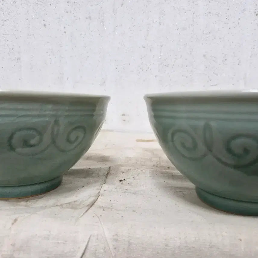 [BUNJANG] Celadon Tea Bowl Set / 청자 다완 3점 입니다