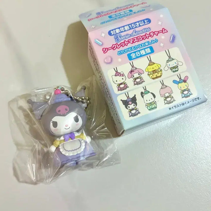 [BUNJANG] Sanrio Secret Mascot Dreamy Ice Parlor Kuromi Figure / 산리오 시크릿 마스코트 드리미 아이스팔러 쿠로미